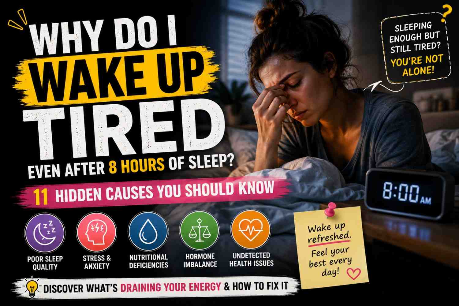 wake up tired