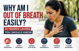 out of breath easily