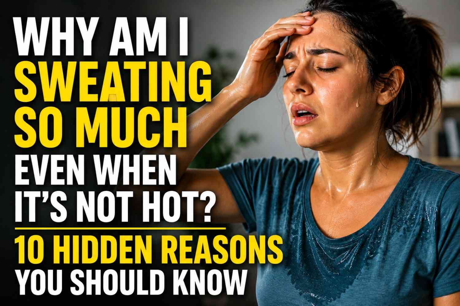 sweating so much