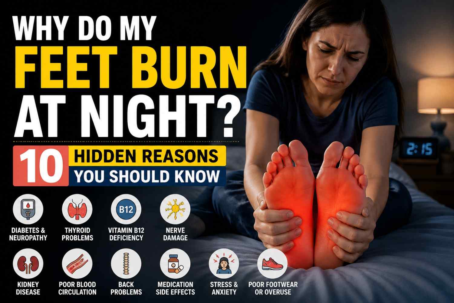 feet burn at night