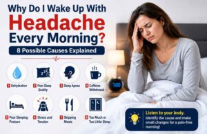 wake up with headache