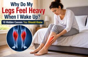 legs feel heavy when I wake up