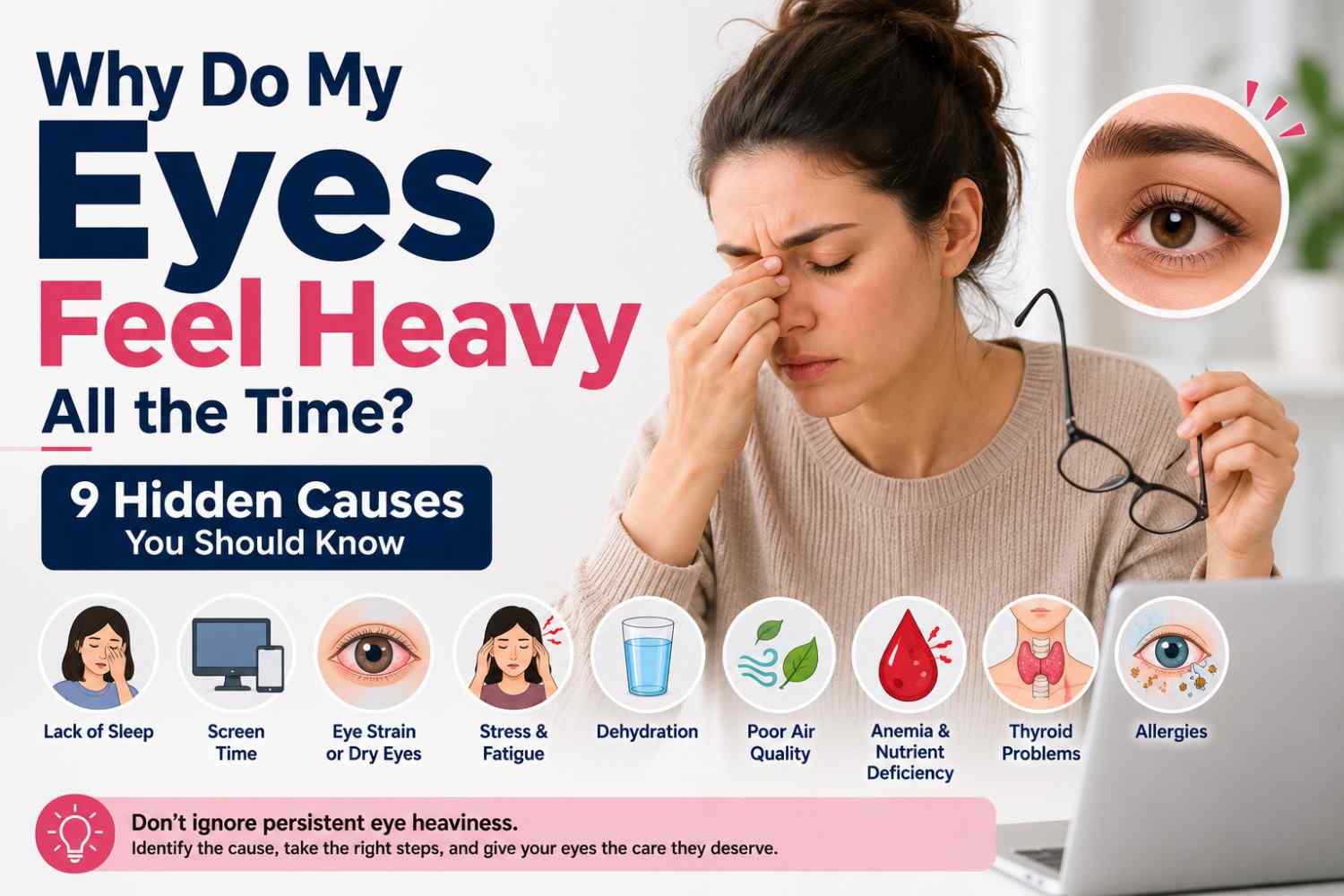 why do my eyes feel heavy