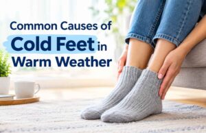 feet feel cold even when warm
